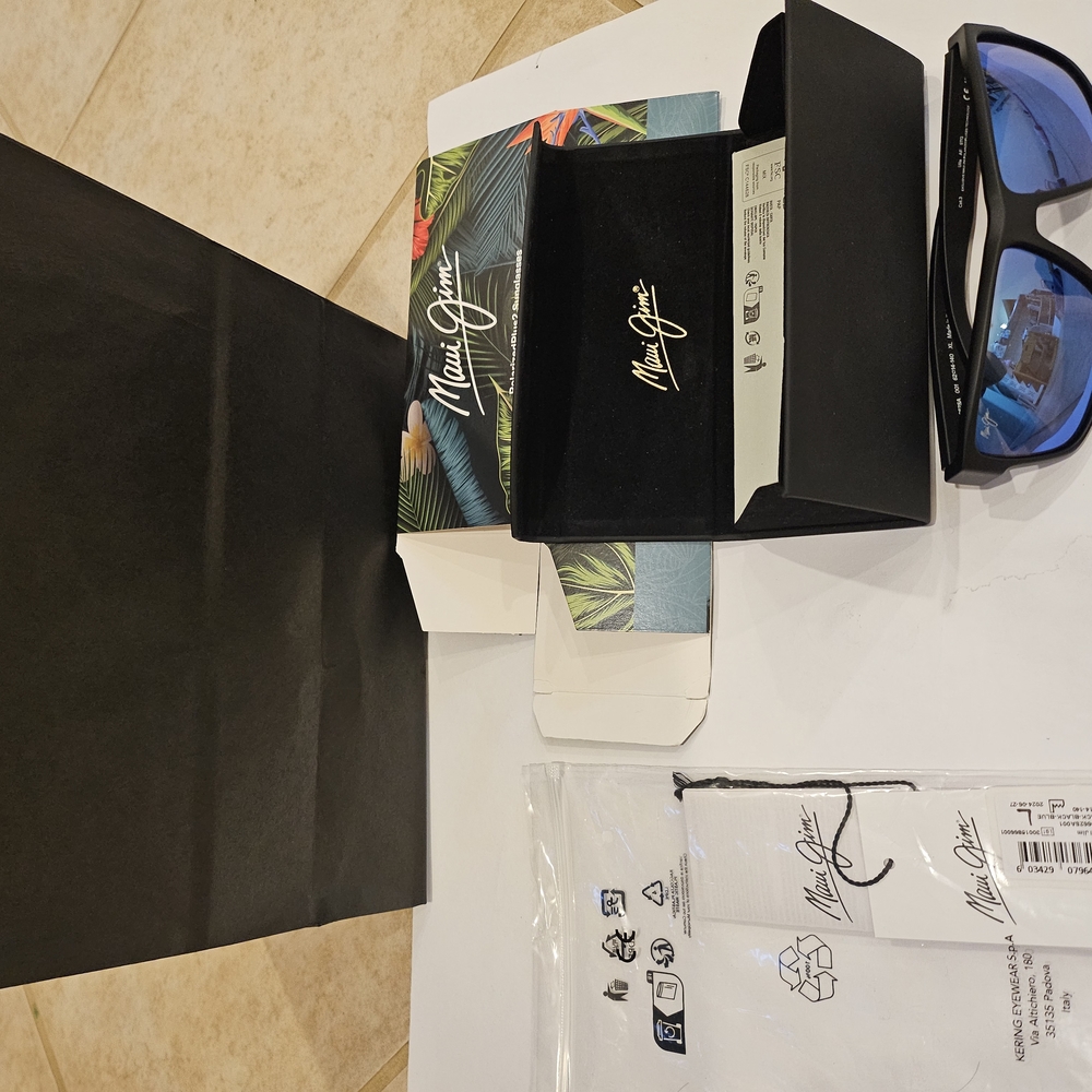Maui Jim Black and Blue Sunglasses
